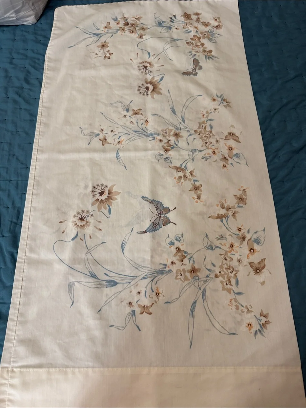 Vtg king pillow slip